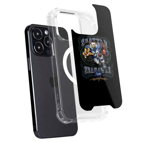 Liquid Blue NFL Seattle Seahawks Running Back iPhone 16 Pro MagSafe Case